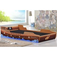 Heartlands Furniture Caribbean Pirate Ship Bed Single Kids Bed