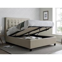 Bedmaster Brandon Ottoman King Size Oatmeal Ottoman Bed