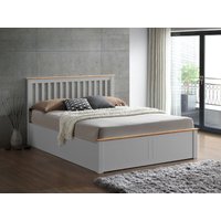 Bedmaster Malmo Ottoman King Size Wood Grey Ottoman Bed