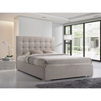 Time Living Nevada King Size Sand Fabric Bed