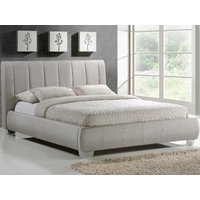 Time Living Braunston King Size Sand Fabric Bed