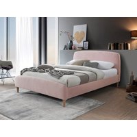 Birlea Otley King Size Pink Fabric Bed