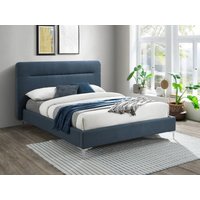 Birlea Finn King Size Blue Fabric Bed