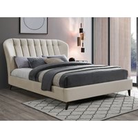 Birlea Elm King Size Elm Stone Fabric Bed