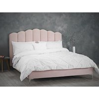LPD Furniture Willow Pink King Size Pink Fabric Bed