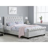 Birlea Sienna King Size Silver Fabric Bed