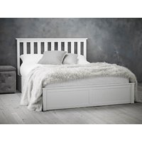 LPD Furniture Oxford White Ottoman King Size Ottoman Bed