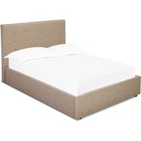 LPD Furniture Lucca Beige Double Fabric Bed