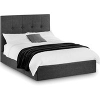Julian Bowen Sorrento Lift-up Storage Bed King Size Slate Grey Ottoman Bed