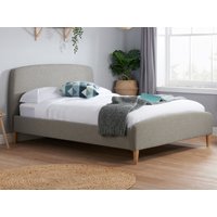Birlea Quebec King Size Grey Fabric Fabric Bed