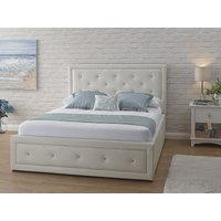 GFW Hollywood White Ottoman King Size Ottoman Bed