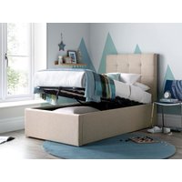 Bedmaster Candy Ottoman Single Oatmeal Ottoman Bed