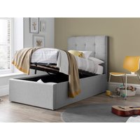Bedmaster Candy Ottoman Single Grey Ottoman Bed