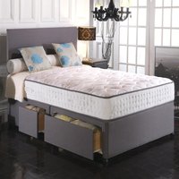 Vogue Windsor 1000 Pocket Sprung Blu Cool Memory Foam Divan Bed Set