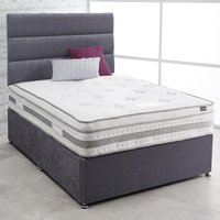 Vogue Memory Sculpture 2000 Pocket Sprung Memory Foam Cushioned Top Divan Bed Set