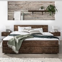 Wansbeck Bed Frame - Super King Rustic Pine  - Funky Chunky Furniture