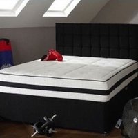 Divan Bed Set + Spring Foam Mattress + Headboard + Storage Options / 2 Ft 6 Small Single / Nostorage / Noheadboard