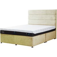 TEMPUR® Buckingham Divan (Double) - Double 135x190cm (4'6'') - No drawers - Venice Cream