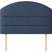 Dudley - Super King Size - Lined Headboard - Dark Blue - Fabric - 6ft - Happy Beds