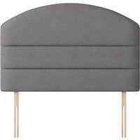 Dudley - Super King Size - Lined Headboard - Dark Grey - Fabric - 6ft - Happy Beds