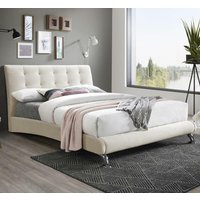 Hemlock - King Size - Warm Stone - Velvet - 5ft - Happy Beds