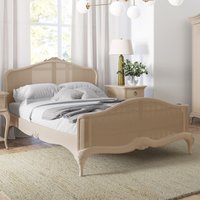 Willis and Gambier Ivory - King Size - Ivory Wooden Rattan Bed - Ivory - Wood/Rattan - 6ft - Happy Beds