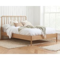 Jesper - Super King Size - Spindle Bed - Oak - Wooden - 6ft - Happy Beds